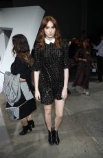 KAREN GILLAN at Self-portrait Fashion Show in New York 09/09/2017