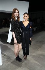 KAREN GILLAN at Self-portrait Fashion Show in New York 09/09/2017