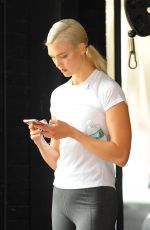 KARLIE KLOSS at a Gym in New York 09/12/2017