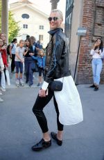 KARLIE KLOSS Out and About in Milan 09/20/2017