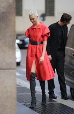 KARLIE KLOSS Out and About in Milan 09/25/2017