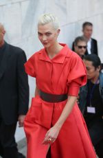 KARLIE KLOSS Out and About in Milan 09/25/2017