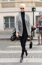 KARLIE KLOSS Out and About in Paris 09/27/2017