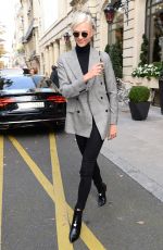 KARLIE KLOSS Out and About in Paris 09/27/2017