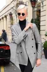 KARLIE KLOSS Out and About in Paris 09/27/2017
