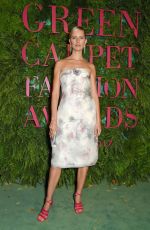 KAROLINA KURKOVA at Green Carpet Fashion Awards in Milan 09/24/2017