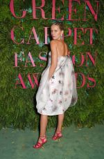 KAROLINA KURKOVA at Green Carpet Fashion Awards in Milan 09/24/2017