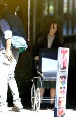 KATE BECKINSALE on the Set of Farming in London 09/22/2017