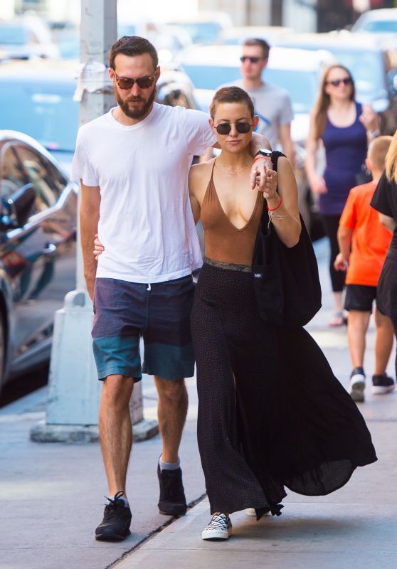 KATE HUDSON and Danny Fujikawa Out in New York 09/24/2017