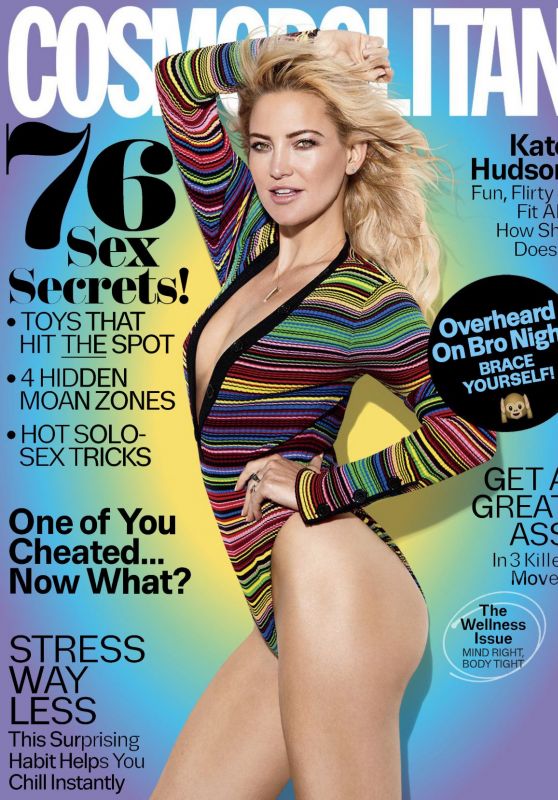 KATE HUDSON in Cosmopolitan Magazine, October 2017 Issue