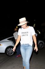 KATE HUDSON Out for Dinner at Giorgio Baldi in Santa Monica 09/03/2017