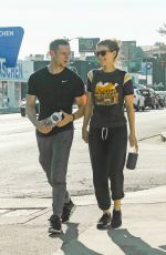 KATE MARA and Jamie Bell Leaves a Gym in Los Angeles 09/29/2017