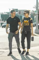 KATE MARA and Jamie Bell Leaves a Gym in Los Angeles 09/29/2017