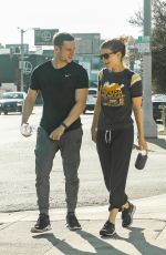 KATE MARA and Jamie Bell Leaves a Gym in Los Angeles 09/29/2017