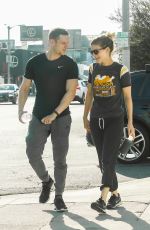 KATE MARA and Jamie Bell Leaves a Gym in Los Angeles 09/29/2017