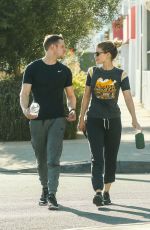 KATE MARA and Jamie Bell Leaves a Gym in Los Angeles 09/29/2017