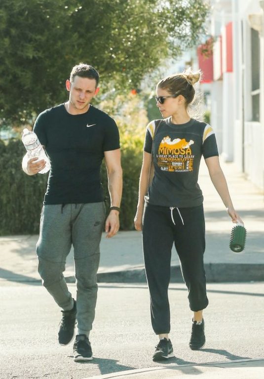 KATE MARA and Jamie Bell Leaves a Gym in Los Angeles 09/29/2017
