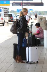 KATE UPTON at Airport in Detroit 09/02/2017