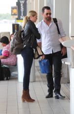 KATE UPTON at Airport in Detroit 09/02/2017