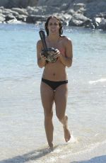 KATERINA STEFANIDI in Bikini at a Beach in Mykonos 09/06/2017