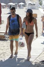 KATERINA STEFANIDI in Bikini at a Beach in Mykonos 09/06/2017
