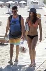 KATERINA STEFANIDI in Bikini at a Beach in Mykonos 09/06/2017