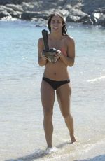KATERINA STEFANIDI in Bikini at a Beach in Mykonos 09/06/2017