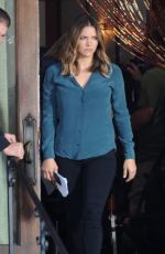 KATHARINE MCPHEE on the Set of Scorpion in Los Angeles 09/13/2017