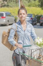 KATIE HOLMES at Grocery Shopping in Los Angeles 09/27/2017