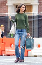 KATIE HOLMES Out Shopping in New York 09/09/2017
