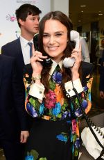 KEIRA KNIGHTLEY at BGC Charity Day in London 09/11/2017