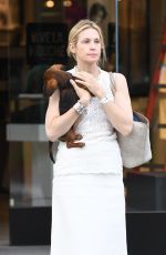 KELLY RUTHERFORD Out with Her Dog in Los Angeles 09/25/2017