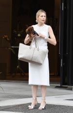 KELLY RUTHERFORD Out with Her Dog in Los Angeles 09/25/2017