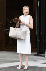 KELLY RUTHERFORD Out with Her Dog in Los Angeles 09/25/2017