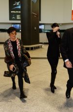 KENDALL and KRIS JENNER Arrives at Malpensa Airport in Milan 09/20/2017