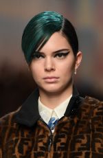 KENDALL JENNER at Fendi Fashion Show in Milan 09/21/2017