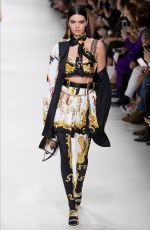 KENDALL JENNER at Versace Fashion Show at Milan 09/22/2017