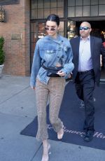 KENDALL JENNER Leaves Bowery Hotel in New York 09/09/2017