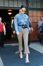 KENDALL JENNER Leaves Bowery Hotel in New York 09/09/2017