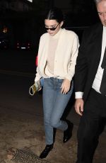 KENDALL JENNER Night Out in Milan 09/20/2017