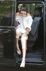 KENDALL JENNER Out at Milan Fashion Week 09/21/2017