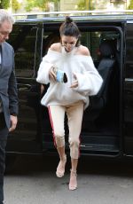 KENDALL JENNER Out at Milan Fashion Week 09/21/2017