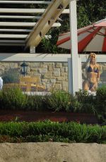 KIM KARDASHIAN in Bikini at a Beach in Malibu 09/20/2017