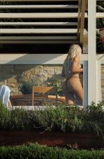 KIM KARDASHIAN in Bikini at a Beach in Malibu 09/20/2017