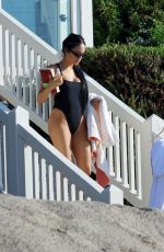 KIM KARDASHIAN in Bikini at a Beach in Malibu 09/20/2017