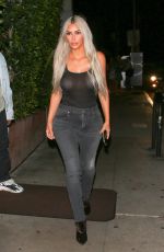 KIM KARDASHIAN Leaves Giorgio Baldi Restaurant in Santa Monica 09/24/2017