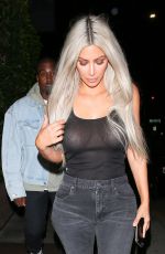 KIM KARDASHIAN Leaves Giorgio Baldi Restaurant in Santa Monica 09/24/2017