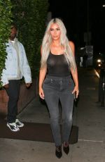 KIM KARDASHIAN Leaves Giorgio Baldi Restaurant in Santa Monica 09/24/2017