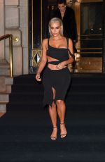 KIM KARDASHIAN Leaves Park Plaza Hotel in New York 09/07/2017