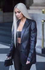 KIM KARDASHIAN Out and About in New York 09/08/2017